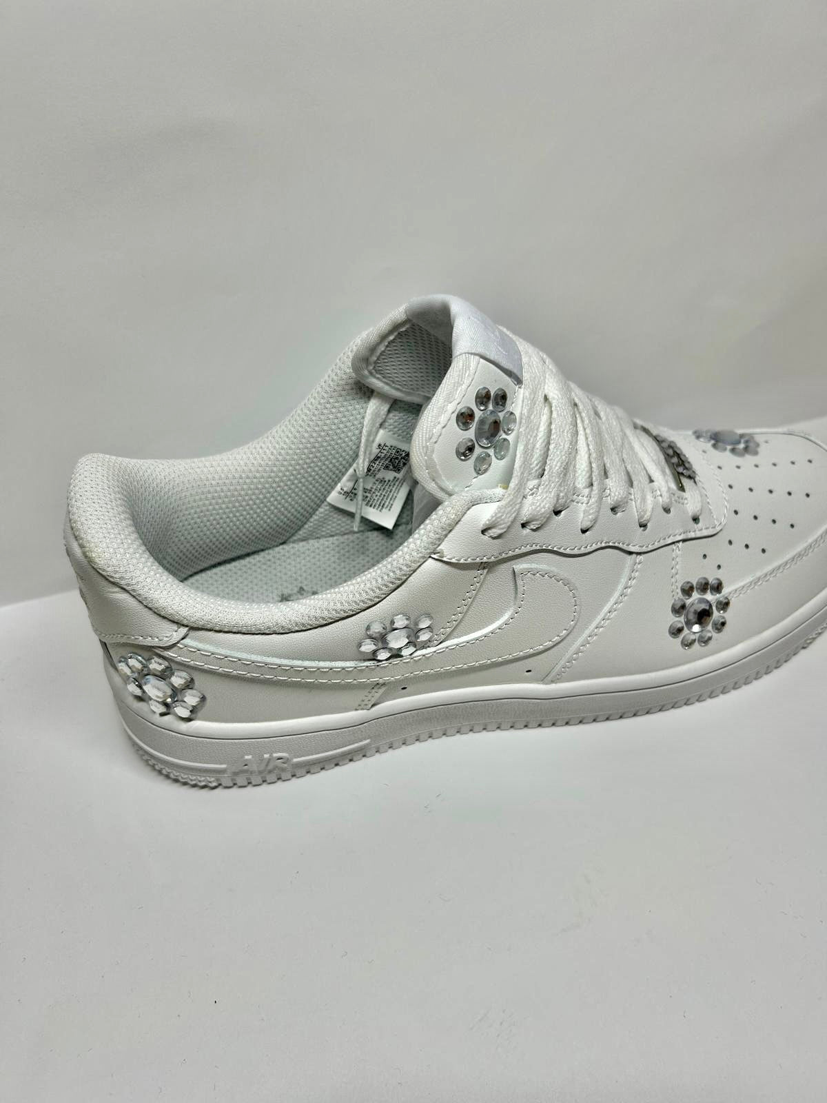 custom white air force 1 "shiny flowers"
